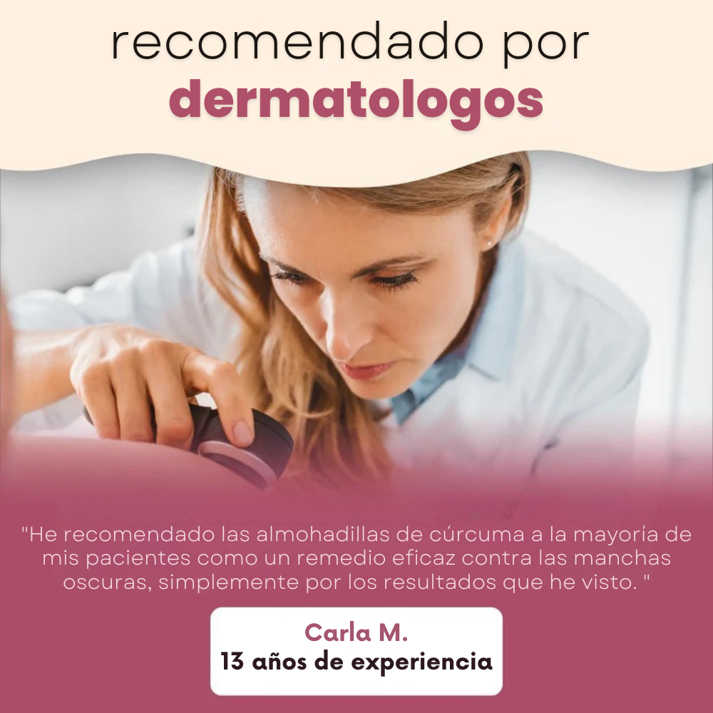 Almohadillas aclaradoras de cúrcuma y ácido kójico